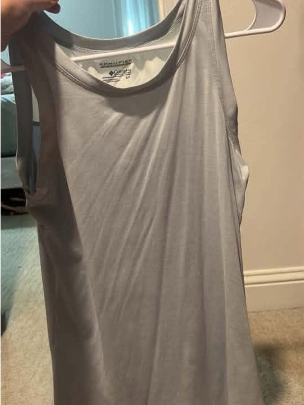 Columbia Women's Light Gray Performance Tank Top